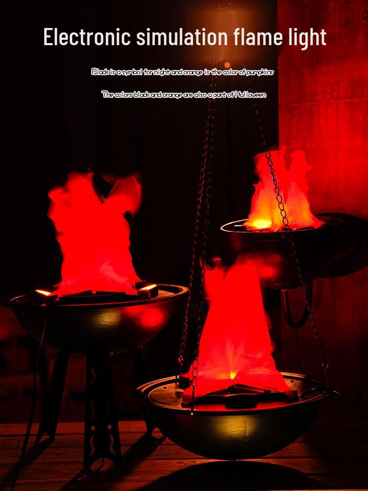 LED Flame Light for Halloween Decor & Party Ambience