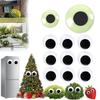 6PCS Party Decoration Giant Googly Wiggle Eyes Self Adhesive Wiggle Eyes  for Halloween  Decoration