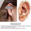 Piercing Naso Titanio G23 F136 Grado Impiantabile 14G 16G 18G 20G Clicker Diaframma Piercing Trago Gioielli Corpo Sexy