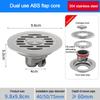 With Grid Grate Cover Sink Strainer Sewer Drain Filter  Bathroom Washing Machine Accessories