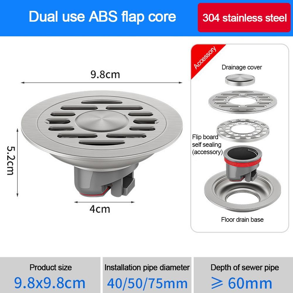 With Grid Grate Cover Sink Strainer Sewer Drain Filter  Bathroom Washing Machine Accessories