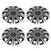 4 Pcs 17 Inch Wheel Hub Cap Full Protection Snap On Sporty Look Universal Wheel Rim Covers for