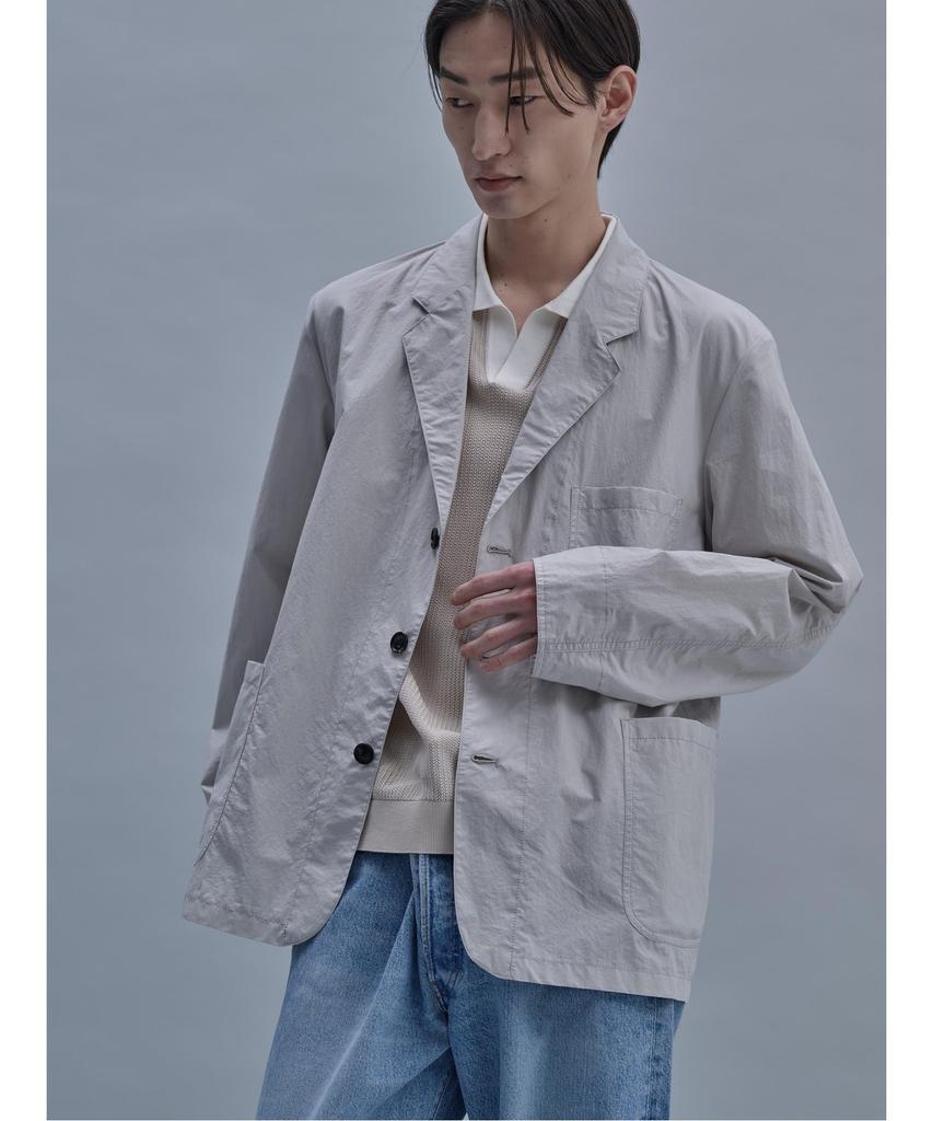 Shift.G Cotton Blended Editor Setup Jacket Gray