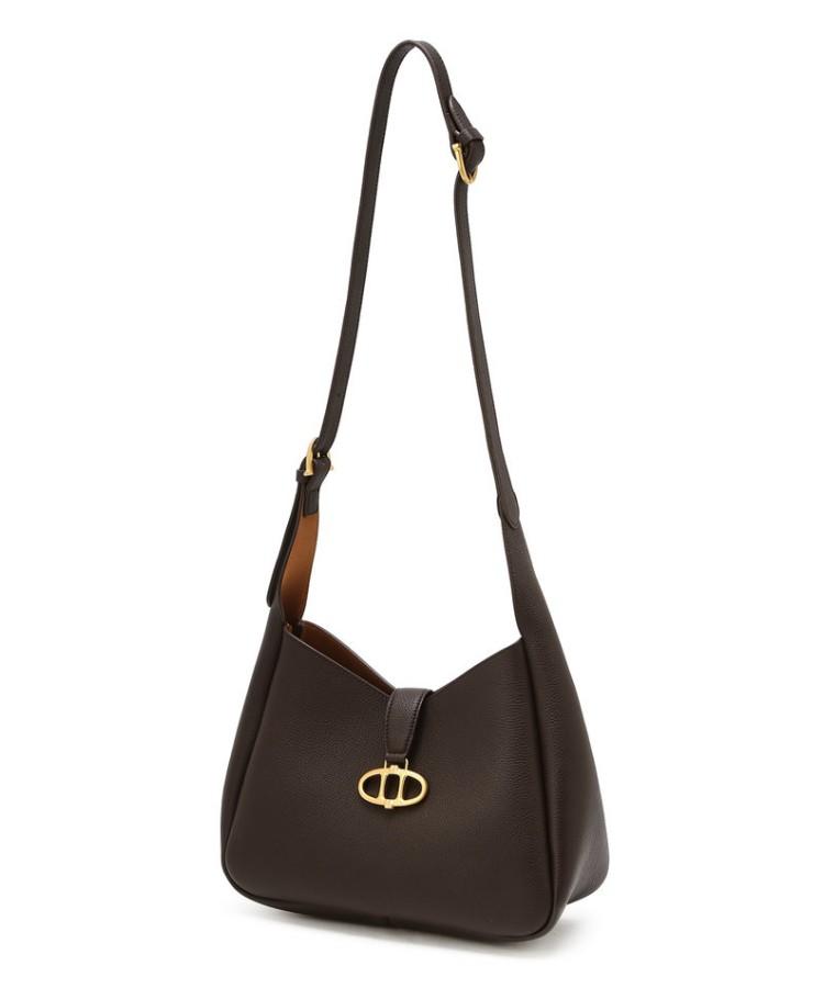 Athe Vanessabruno [Maron] Brown Shrunken Leather Hobo Bag M Aaba6F407W3