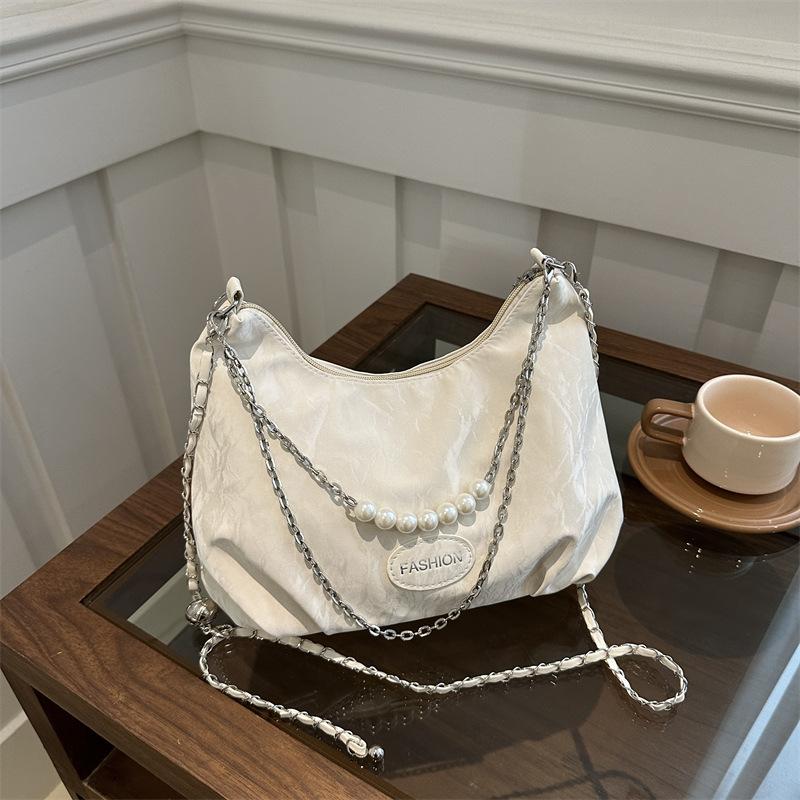 Large Capacity Bag Autumn New Style for Women's Beautiful Casual Tote Bag Fashionable Personalized Commuter One-shoulder Underarm Bag