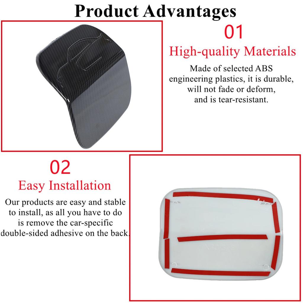 Car Door Fuel Tank Gas Cap Decoration Cover for Dodge Charger 2011-2016 2017 2018    2022 Exterior Accessories ABS