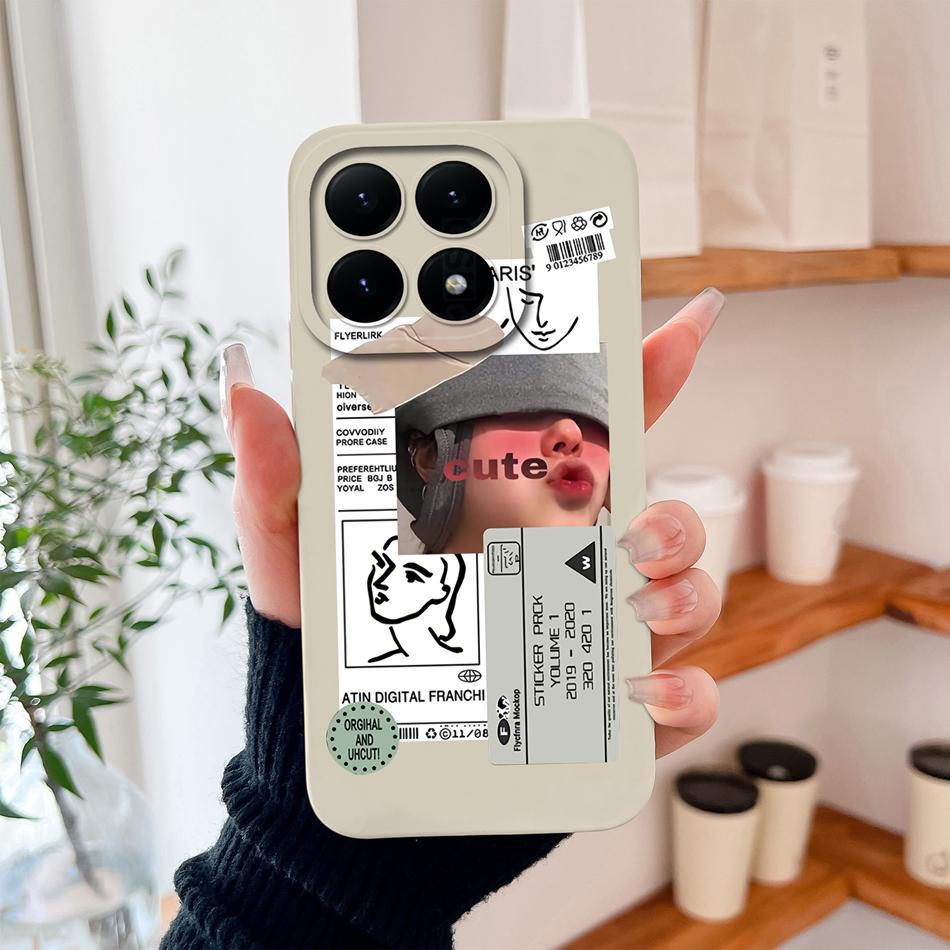 For Xiaomi 15T Pro Phone Case For Xiaomi 17 Pro Max Cute Astronaut Funda For Xiaomi15T Soft Liquid Silicone Durable Back Covers