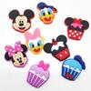 Mickey Mouse & Donald Duck Shoe Charms, PVC Hole Decorations for Beach Shoes