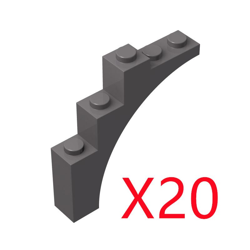 MOC City Architecture Building Blocks Basic Accessories Fences Stairs Houses Gardens Tree Trunks Bricks Compatible Toy Gift X031