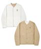 Wacky Willy Quilted Fleece Reversible Jumper Cream