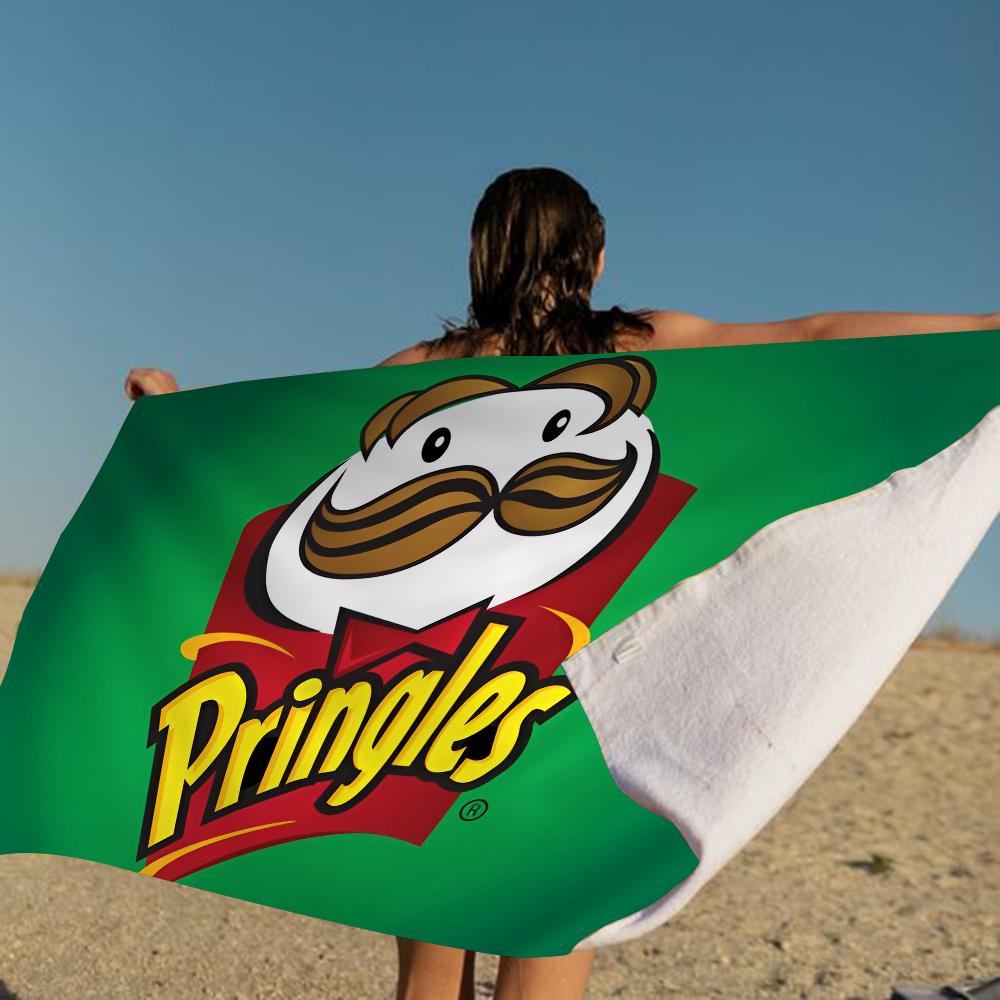 Mode P-Pringles L-LLC Große Mikrofaser-Strandtücher Schnelltrocknendes Handtuch Sandstrandtücher Handtuch für Pool Reisen Schwimmbad Yoga
