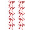 Attachable Polyester Bows Applique For Clothing Accessories DIY Hair Decors Fabric Craft Supplies Design