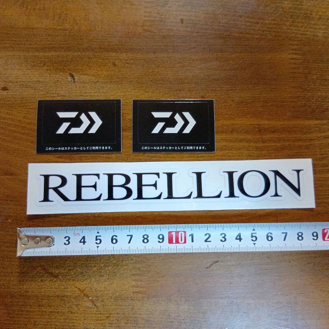 Used Price reduction Daiwa & REBELLION not for sale logo sticker set of 3