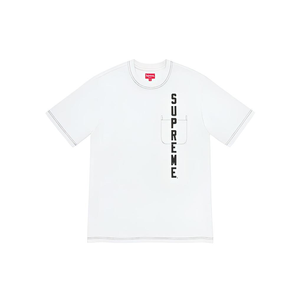 Supreme Contrast Stitch Pocket Tee Unisex SUP-SS20-527