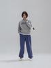 Aenhacheu Diagonal Wide Sweatpants_Blue