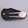5 in 1 Folding Golf Divot Repair Tool with Brush Green Fork Score Counter Grooves Cleaning Tool Golf Pitch Accessories