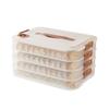Dumpling Storage Box Non Stick Bottom Increase Capacity For Multiple Purposes Freezing Box Noodles