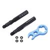 Tire Valve Extender Kit Tube French Valve Stem Extension Aluminium Alloy for Road   Bike
