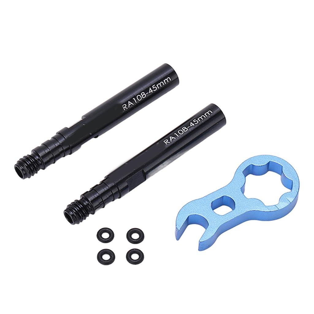 Tire Valve Extender Kit Tube French Valve Stem Extension Aluminium Alloy for Road   Bike