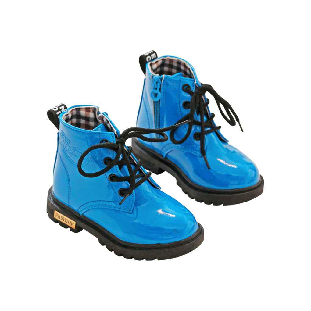 Детские Малышовые Детские Мальчики Девочки Зимние Теплые Спортивные Ботильоны Снежные Ботинки 13cm