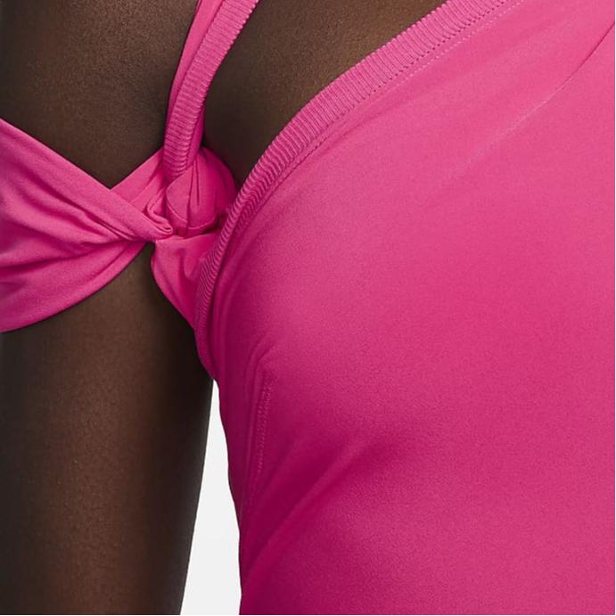 Nike X Jacquemus SS24 Solid Color Casual Stretch Layered Cami Dress Women Dress Watermelon-Red FJ3141-653