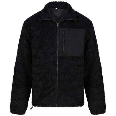 Front Row Mens Sherpa Recycled Fleece Jacket