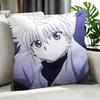 Anime Hunter Hunter Cushion Cover Cushion Cover Set 4Pcs 50X50 45X45 40X40 Pillowcase Decorative Sofa Home Decor