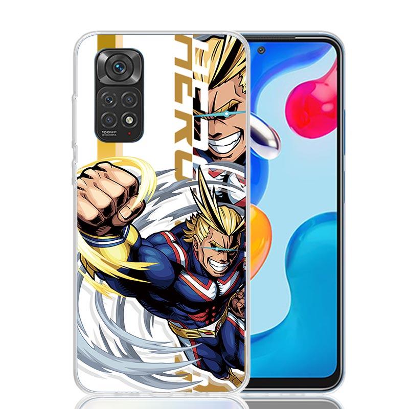 My Hero MHA Art Phone Case For Xiaomi Redmi Note 15 14 13 12S 12 Pro Plus 11S 11E 11 11T 10S 10 Art Soft Pattern Cover Redmi Not