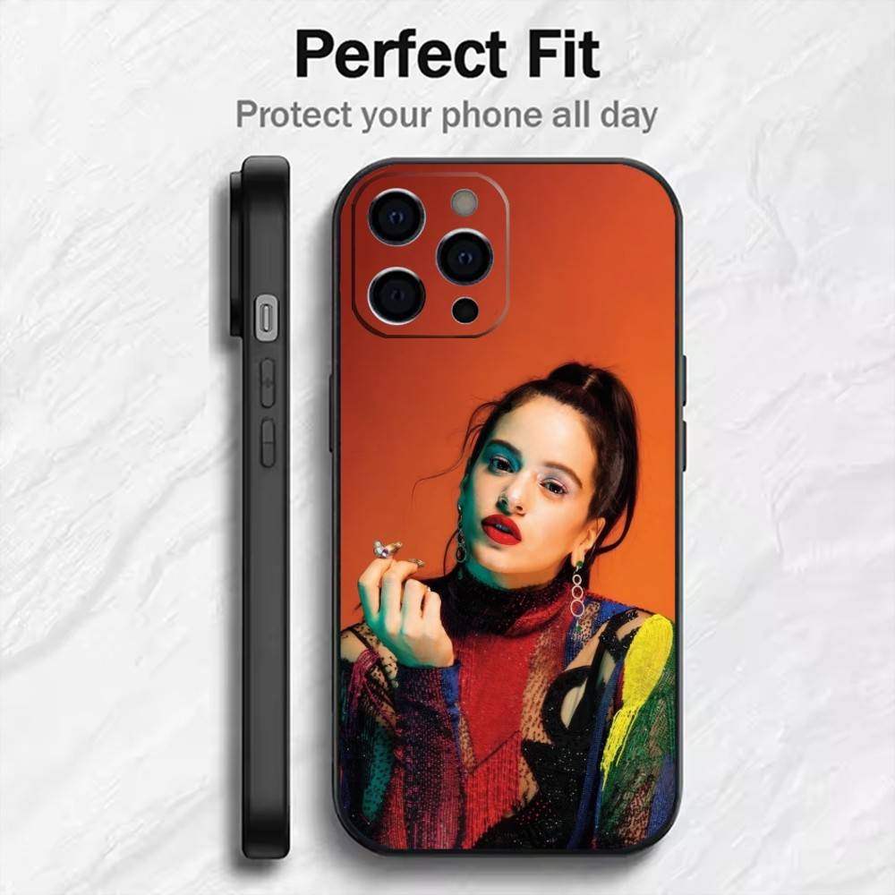 

M-Motomami R-Rosalia Vila Tobella Phone Case For iPhone17,16,15,14,13,12 Plus,Max Soft Silicone Black Cover iPhone17promax