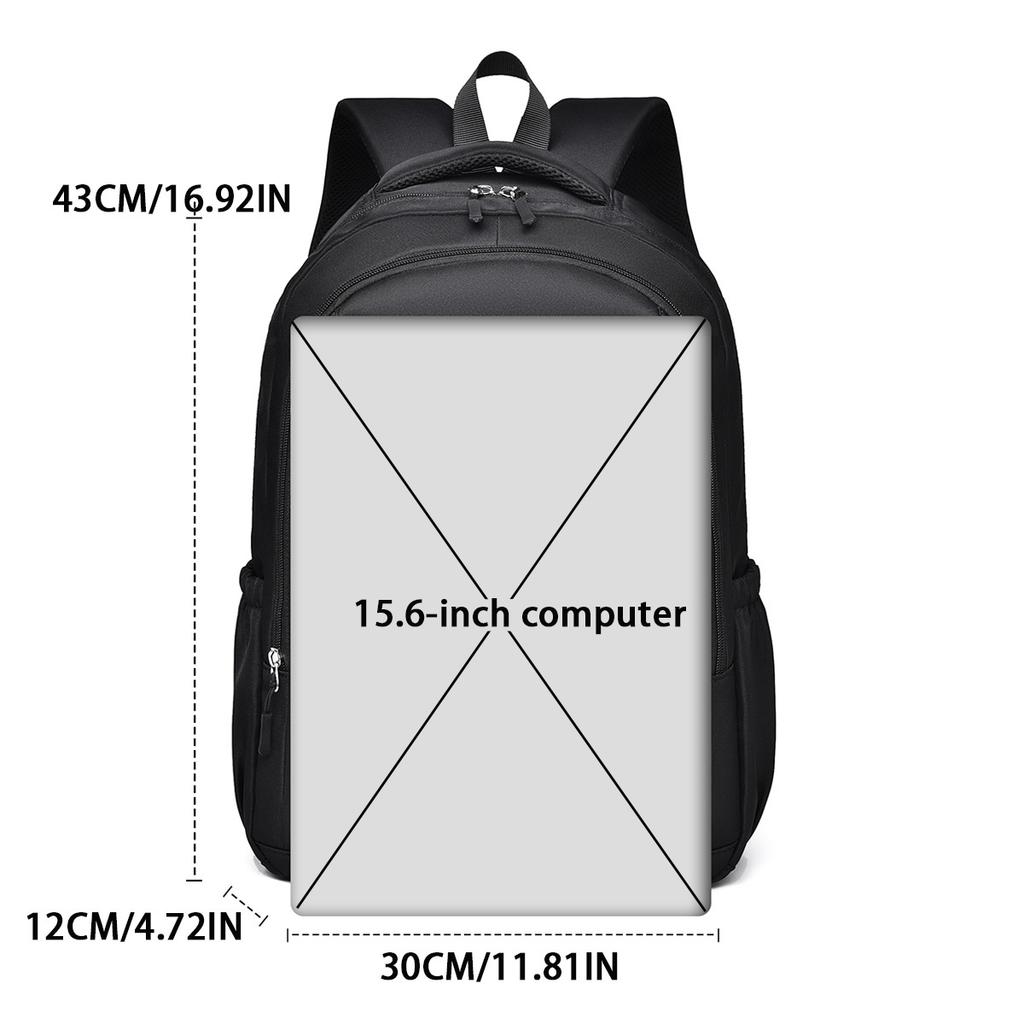 A 15.6-inch Large-capacity Oxford Material For Men And Women With The Same Fashion Simple Leisure Backpack New Student Bag