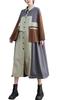 Mouhoukyo Shirt Long Midi Trench Coat Contrasting Everyday 2 Colors A In the One Size Fits Women's Dress, Sleeve, Length, Style, Figure-Flattering,