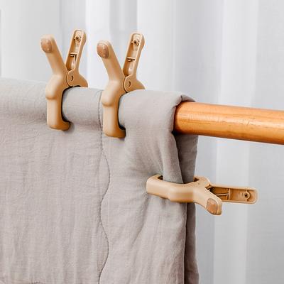 Invisible Windproof Clamp for Outdoor Balcony Sun-drying Quilt Large Clip - Strong & Durable!