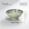 7-inch Melamine Classical Blue & White Conical Bowl