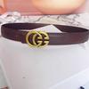 Women's Genuine Leather GG Belt - Casual Fashion Waistband for Trendy Jeans