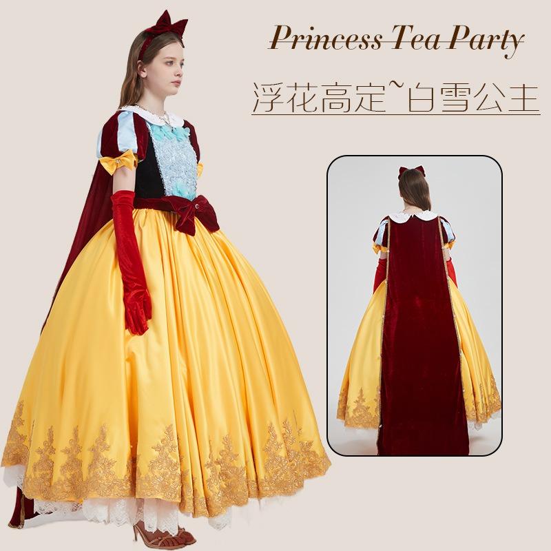 Snow White Ariel Anna Cinderella Bell Elsa Dress Adult Performance Costume