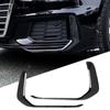 For  A6 C8 19-21 Car Front Fog Lights Lamps Frame Cover ABS Chrome Trim Decoration Stickers Exterior Auto Accessories