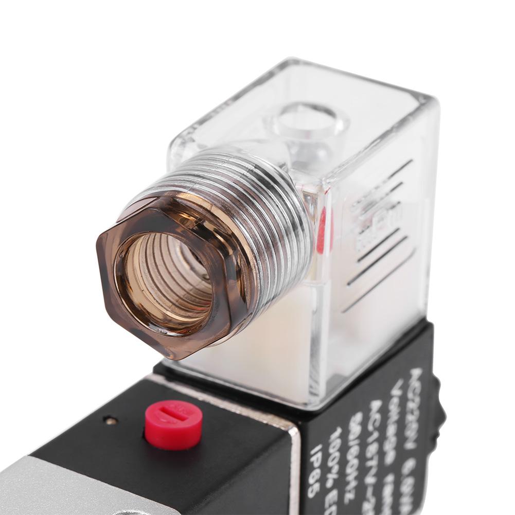1pc Pneumatic Solenoid Valve 3-Way 2-Position Type G1/4 0.15 - -0.8 MPa (AC220V)