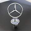 Car Bonnet Label Badge 3D Star Zinc Alloy Car Front Hood Emblem Mercedes Benz  W203 W204 W205 W206 W212 W213 W222 W223 E300 WZ2