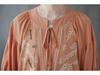 2025 Summer Plus Size Women's Retro Embroidered V-Neck Bell Sleeve Dress