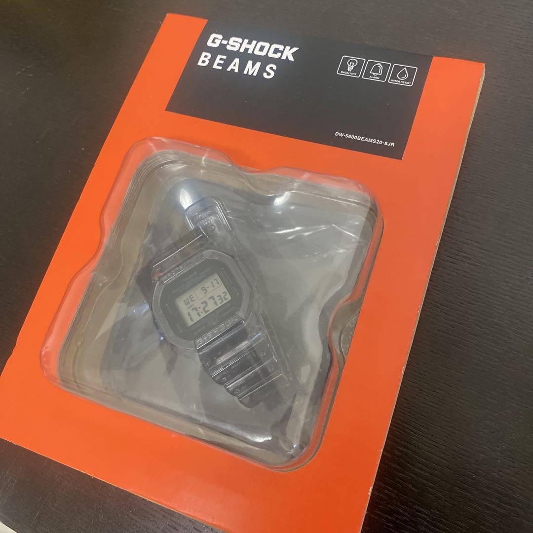 

[USED] Pre-owned G-SHOCK Beams Exclusive DW-5600 Black Skeleton