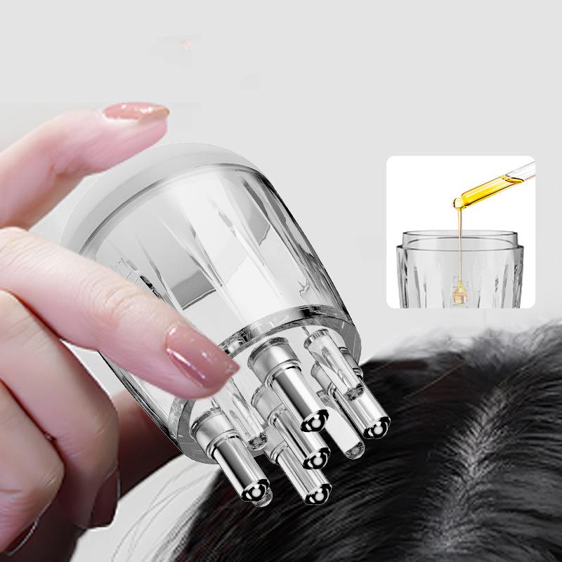 1 Pcs Scalp Applicator Liquid Comb For Hair Scalp Treatment Essential Oil Liquid Guiding Massager Hair Growth Serum Oil Apply