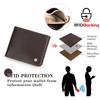 CONTACT'S Genuine Leather Vintage Short  Men Wallet Card Holder RFID Small Male Coin Purse Wallets