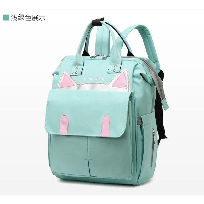 Mommy Mother and Baby Backpack Outing Student Bag New Fashion Portable Shoulder Large Capacity Multi-functional Shoulder