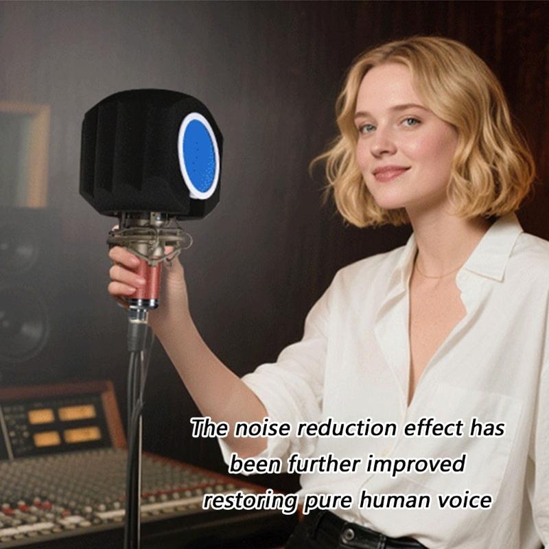 High Density Sponge Cover with Noise Cancellation for Microphone Suitable for Multiple Recording Application