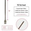 200mm Precision Stainless Steel Dispensing Needle with Pointed and Flat Tips