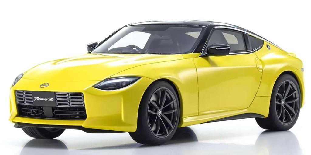 Kyosho Samurai 1/18 Scale Nissan Fairlady Z Yellow Finished Product