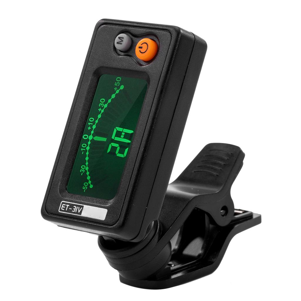 Multi Function Clip On Tuner Automatic Tuning Mode for Violin Viola Cello Double Bass Chromatic with LCD Display