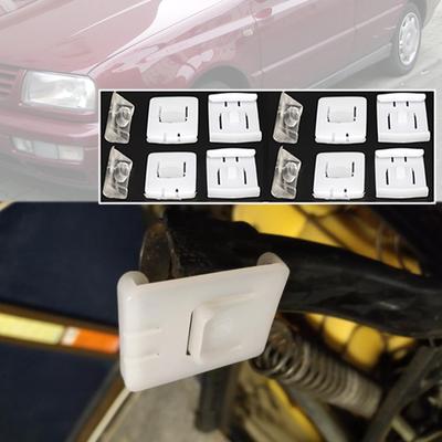 Pre VW Golf MK1 MK2 MK3 Jetta A1 A2 Passat B1 B2 B3 B4 Polo 3 6N/6KV Upevnenie autosedačky na koľajničkový bežec Klip vodiacej lišty Sada kusov