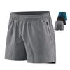 2024 Men's American Style Quick-Dry Reflective Running Shorts, Three-Quarter Length Fitness Pants