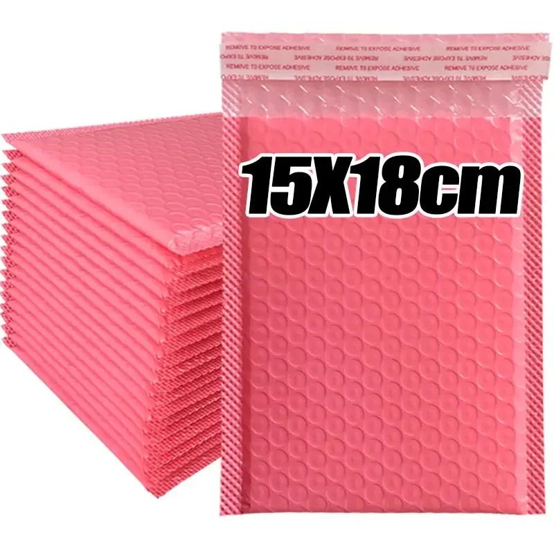 1/50Pcs Pink Poly Bubble Mailers Padded Envelopes Self Seal Padded Envelopes Gift Bags Black Packaging Envelope Bags For Book